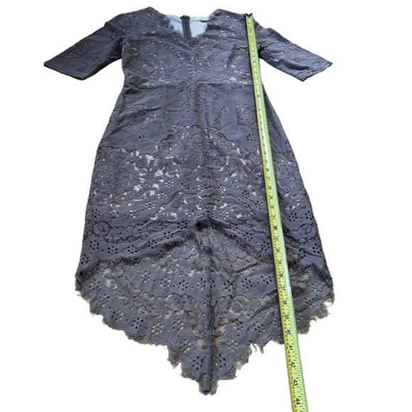 Soieblu Lace Eyelet High Low Dress Size Medium - Picture 13 of 13